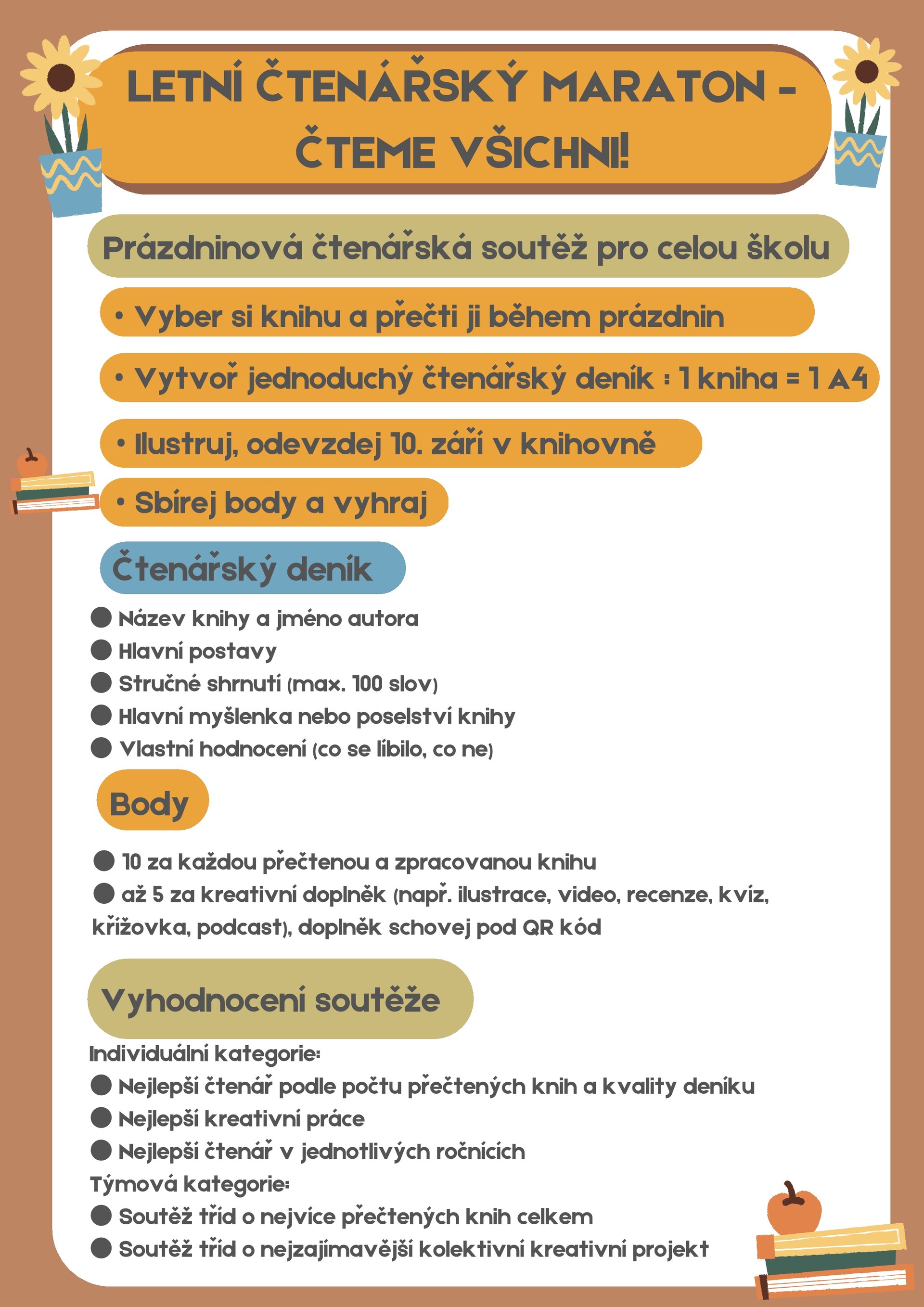 Letní čtenářský maraton