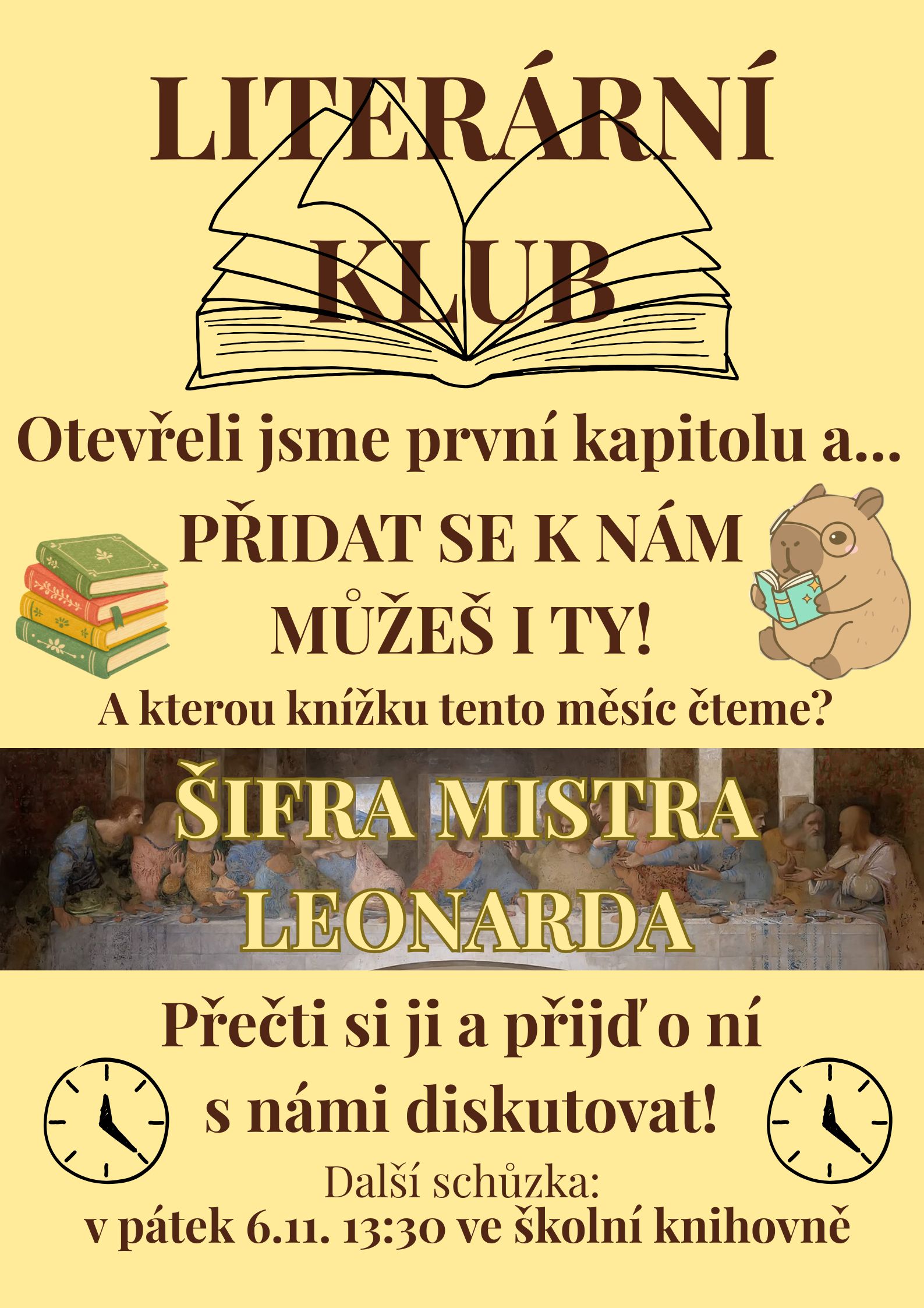 Literární klub zahájil svou první kapitolu
